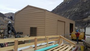 Enclosed Metal Building